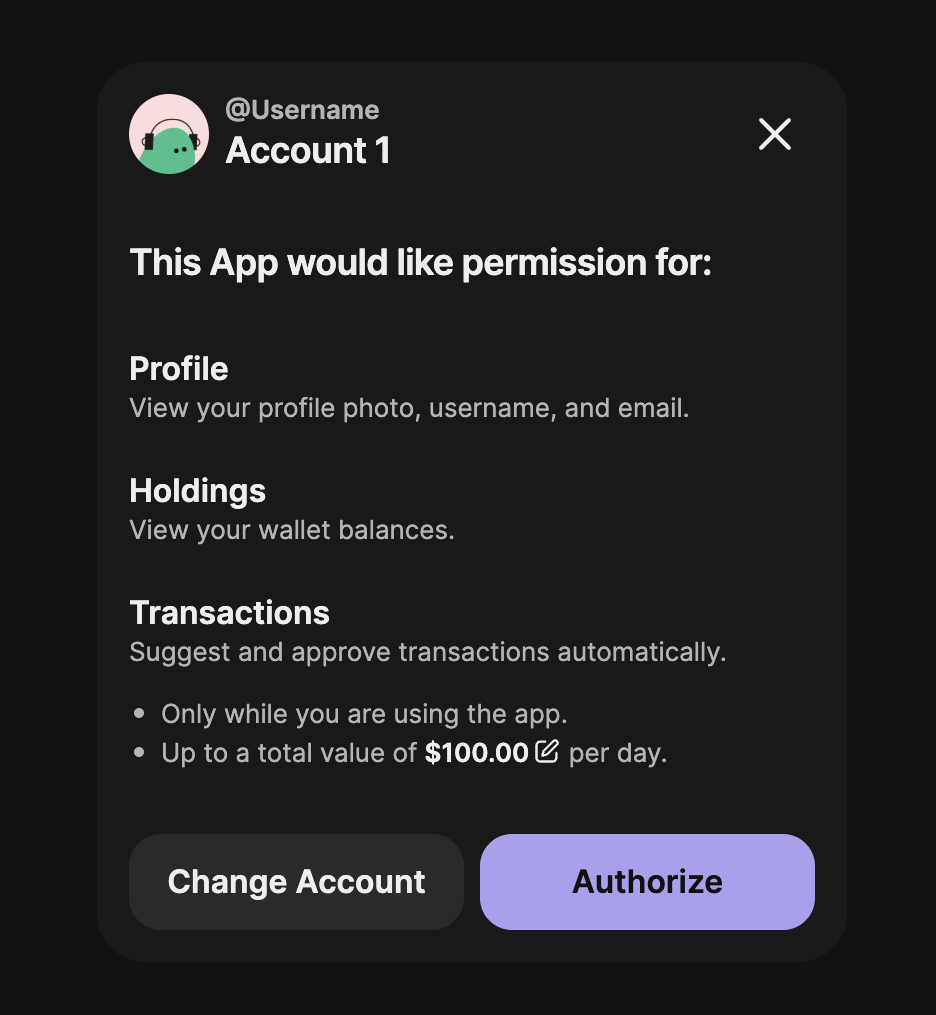 Phantom Browser Spending limits - Phantom developer documentation